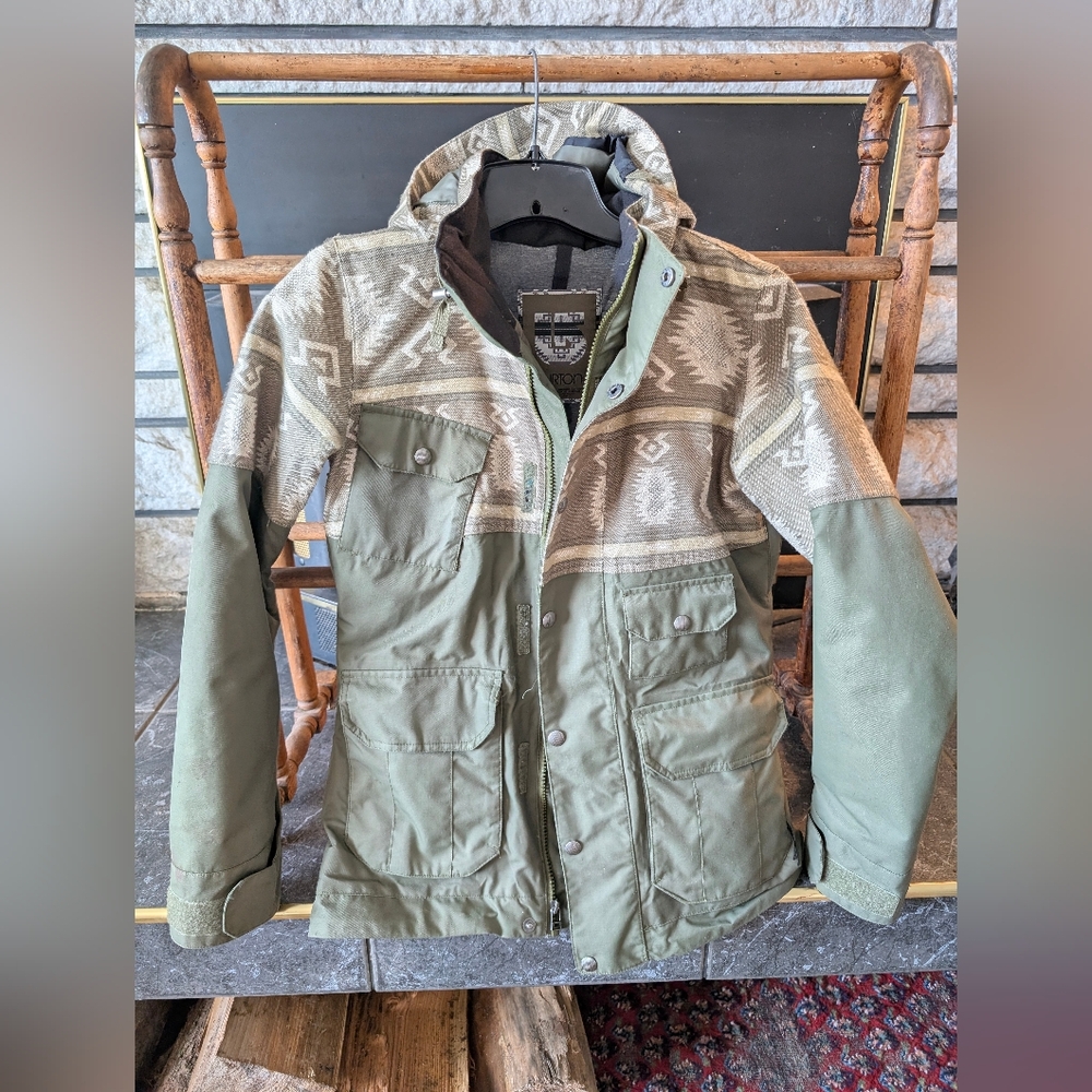 *BOGO FREE* BURTON Olive Green Winter Ski/Snowboarding Jacket Size XS
